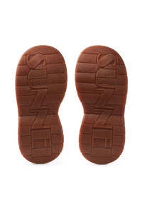 Captiva platform ballerinas in leather - Beige