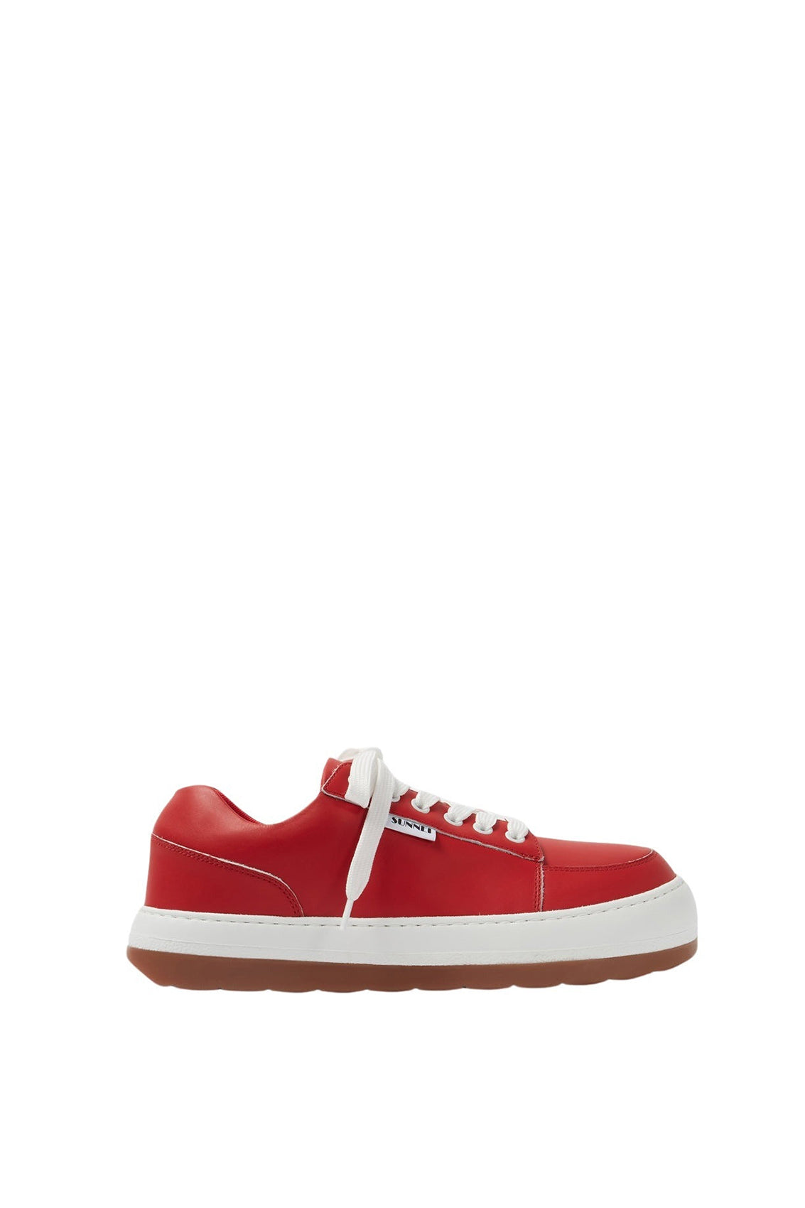 Rêveur leather sneakers - Red