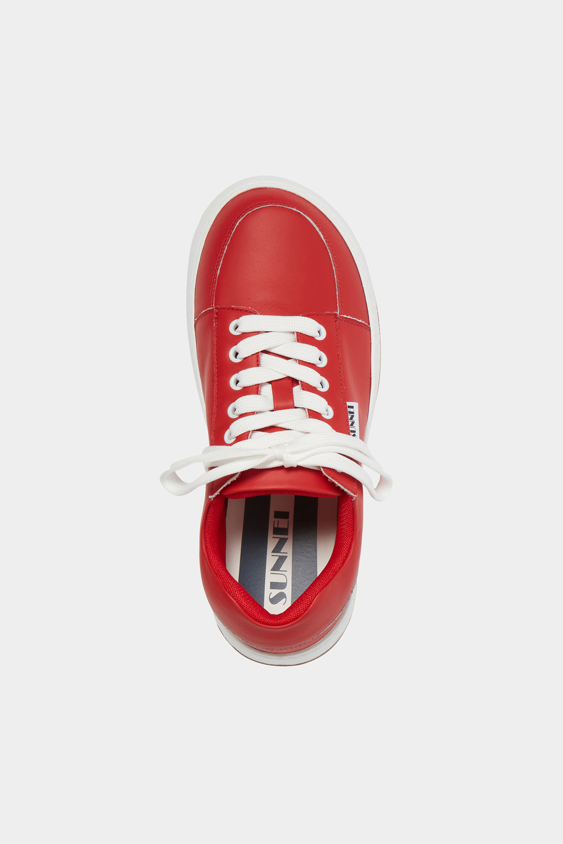 Rêveur leather sneakers - Red