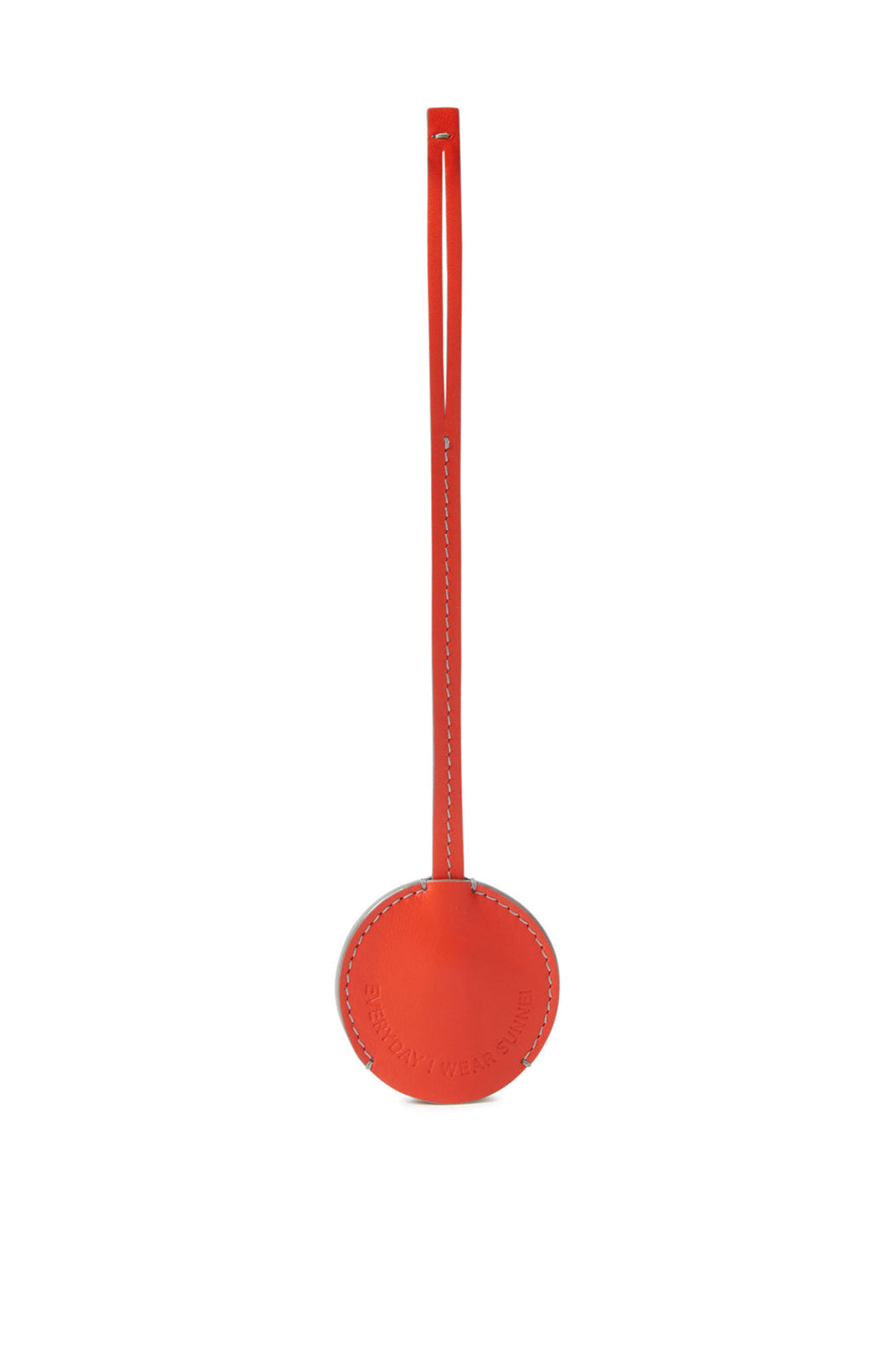 Eiws leather key ring - Orange