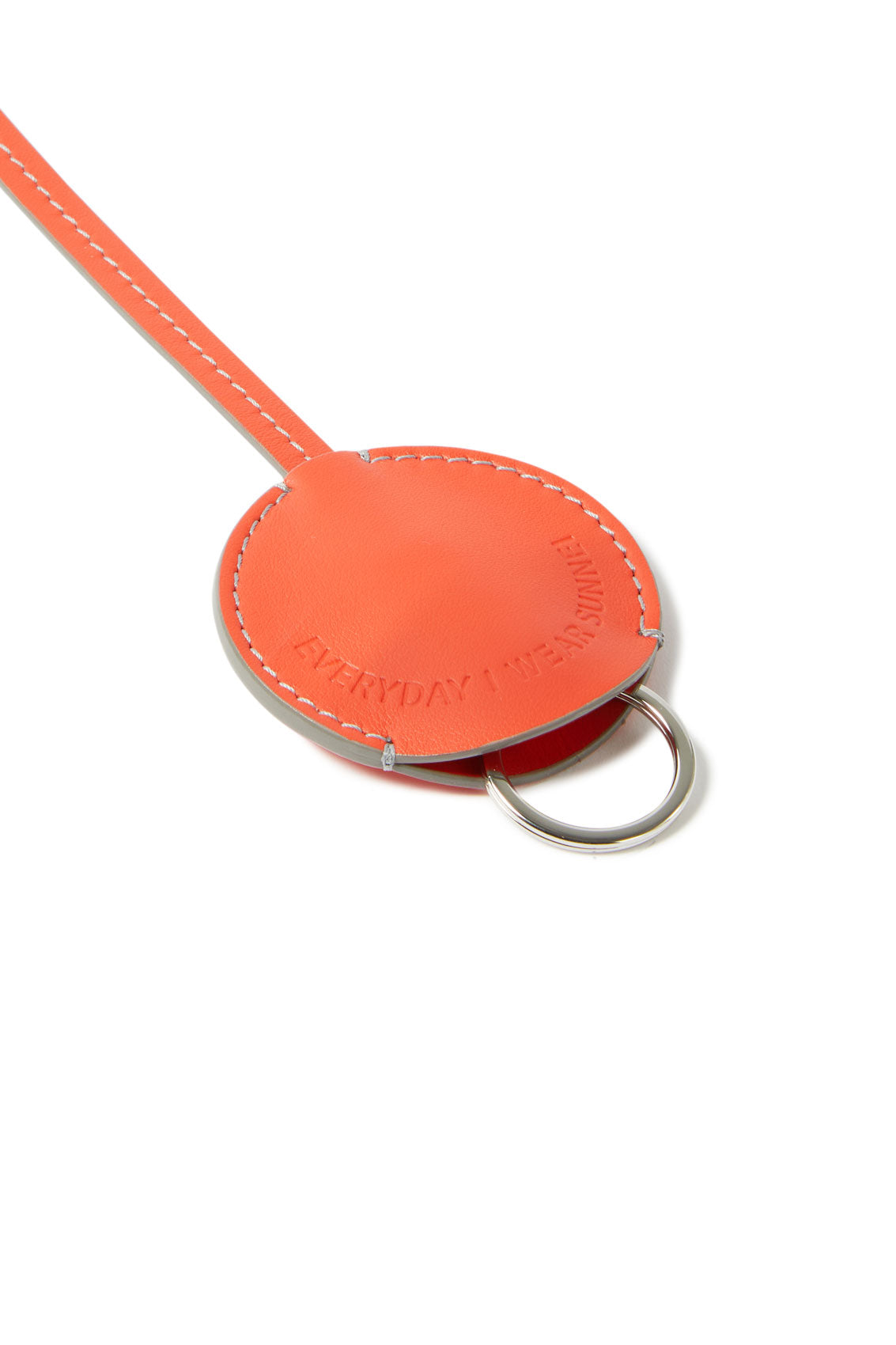 Eiws leather key ring - Orange