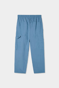 Uniform elastic trousers - Light Blue