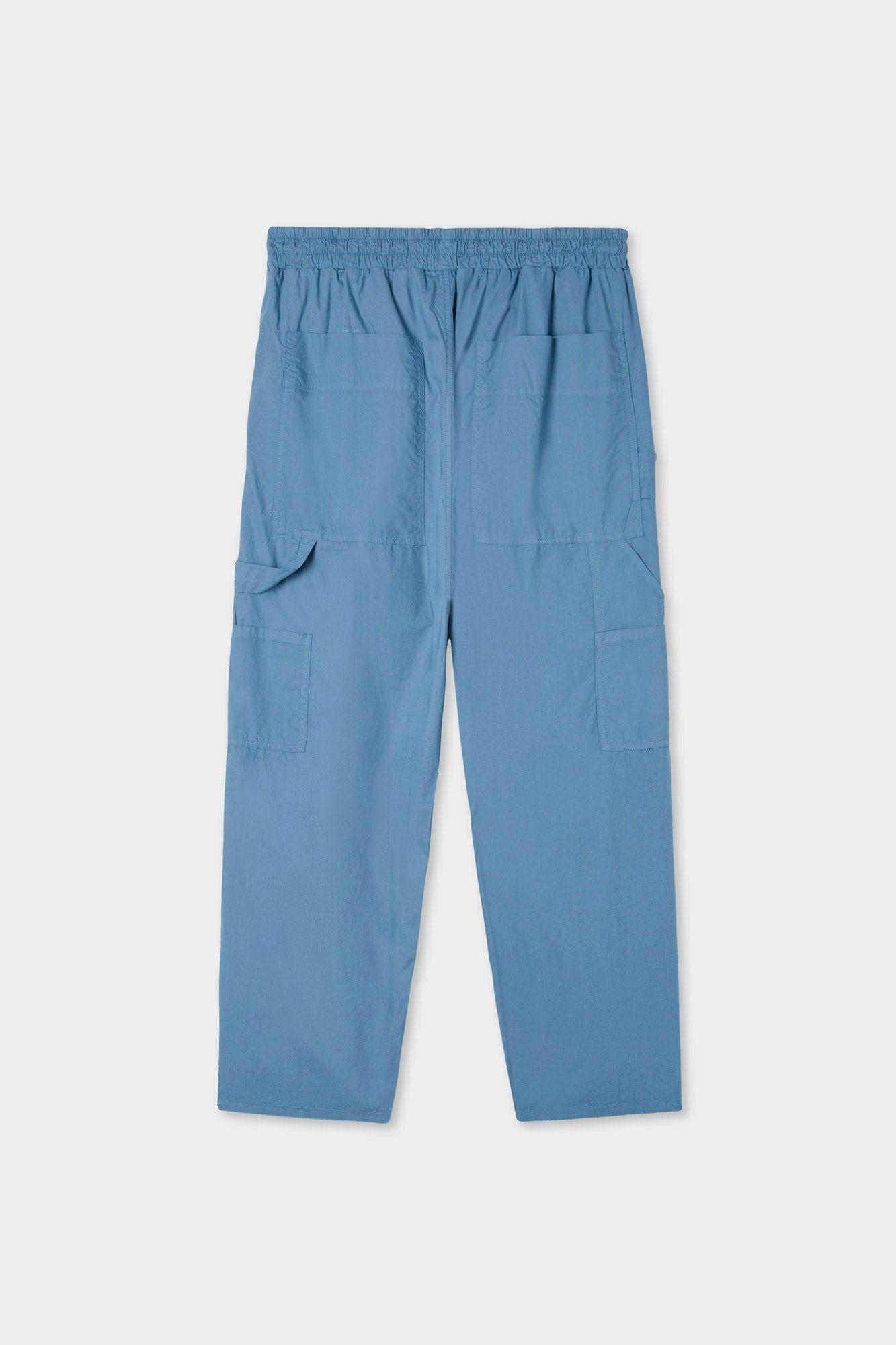 Uniform elastic trousers - Light Blue