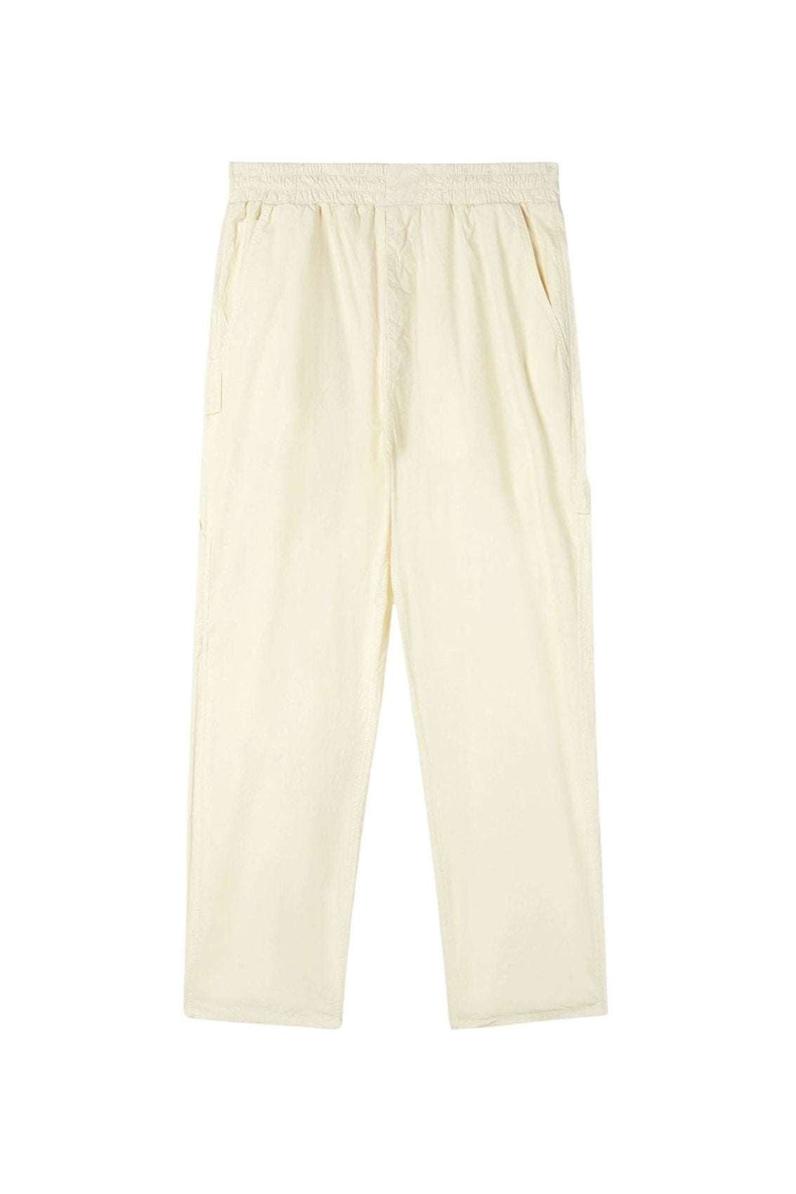 Uniform elastic trousers - Cream