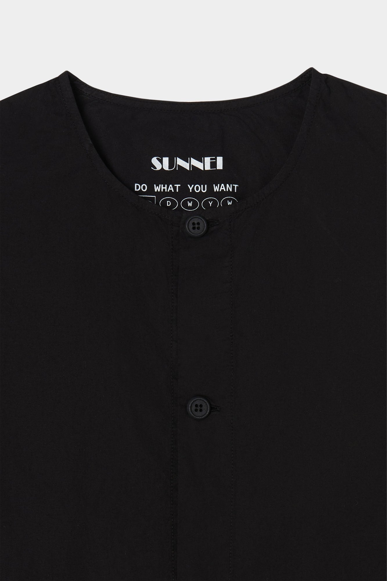 Uniform long shirt - Black