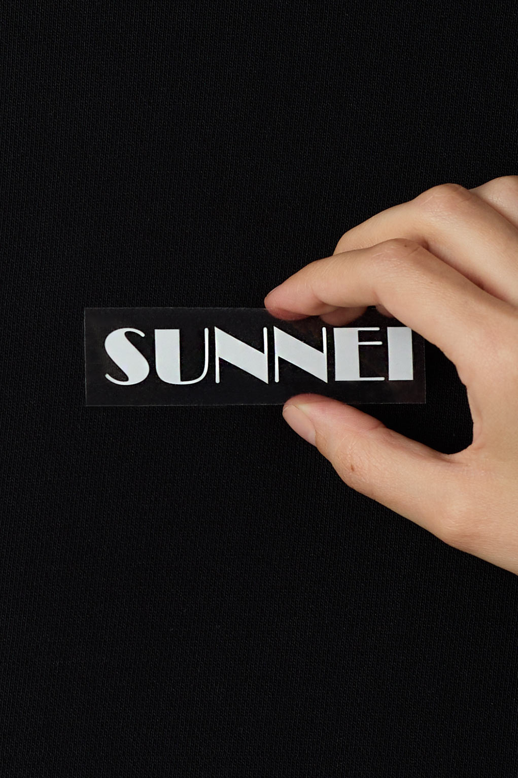 Classic jumper with customisable logo - Black