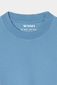 Classic jumper with customisable logo - Light Blue