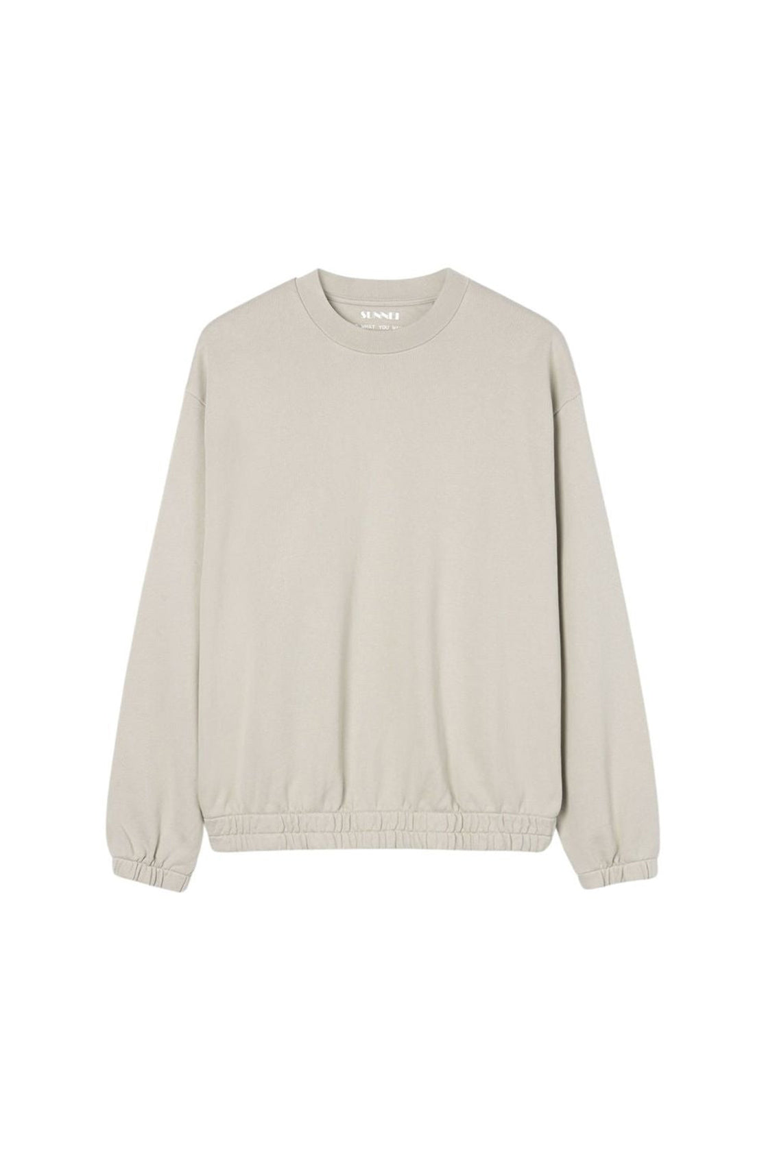Classic jumper with customisable logo - Dust