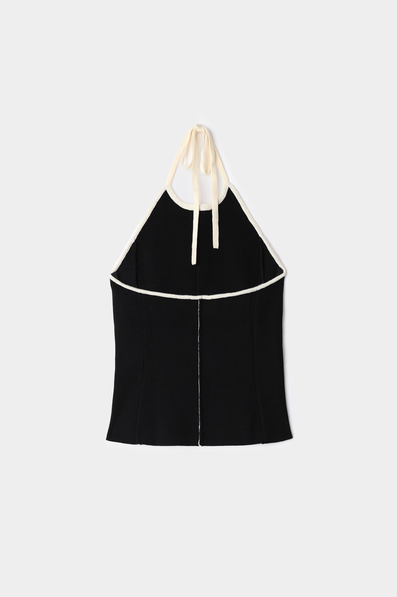 Knitted tank top - Black