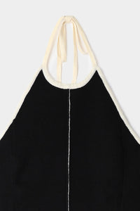 Knitted tank top - Black