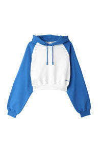 Cropped hoodie - Dust & Blue