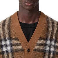 1 qty Cardigan en jacquard de laine - Dark Birch Brown