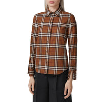 1 qty Chemise en coton à motif check - Dark Birch Brown Check