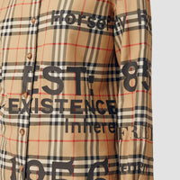 2 qty Chemise à motif check - Archive Beige Check