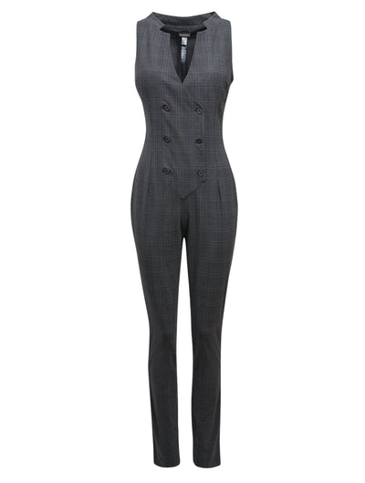 Daily Looks jumpsuit in virgin wool - Green Line Scottish