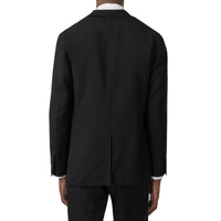 2 qty Veste ajustée en laine coupe slim - Black