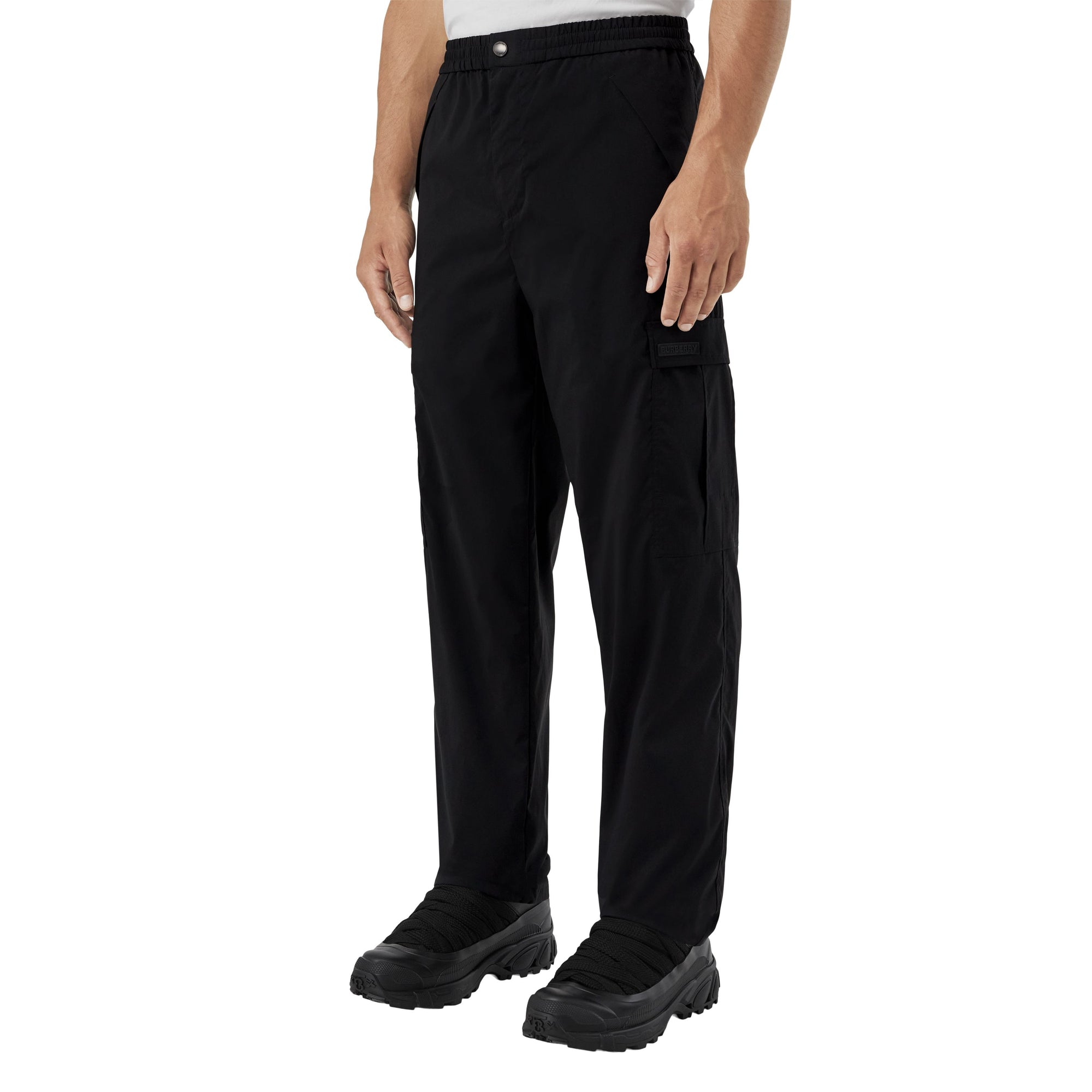 ZZNOSTOCK Pantalon cargo à logo - Black