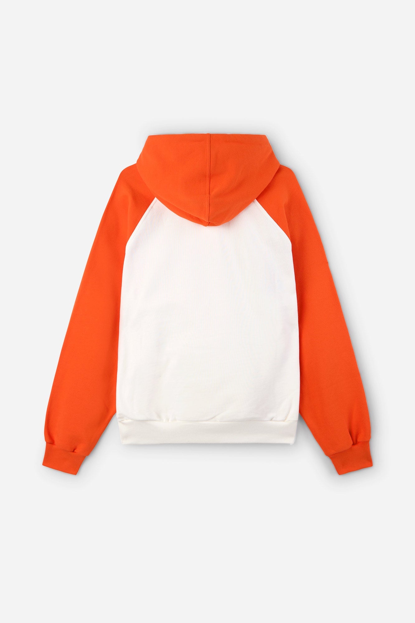 Contrast hoodie - Dust & Red