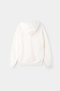 Large embroidered logo hoodie - Dust