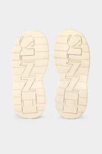 Captiva platform ballerinas in leather - Cream