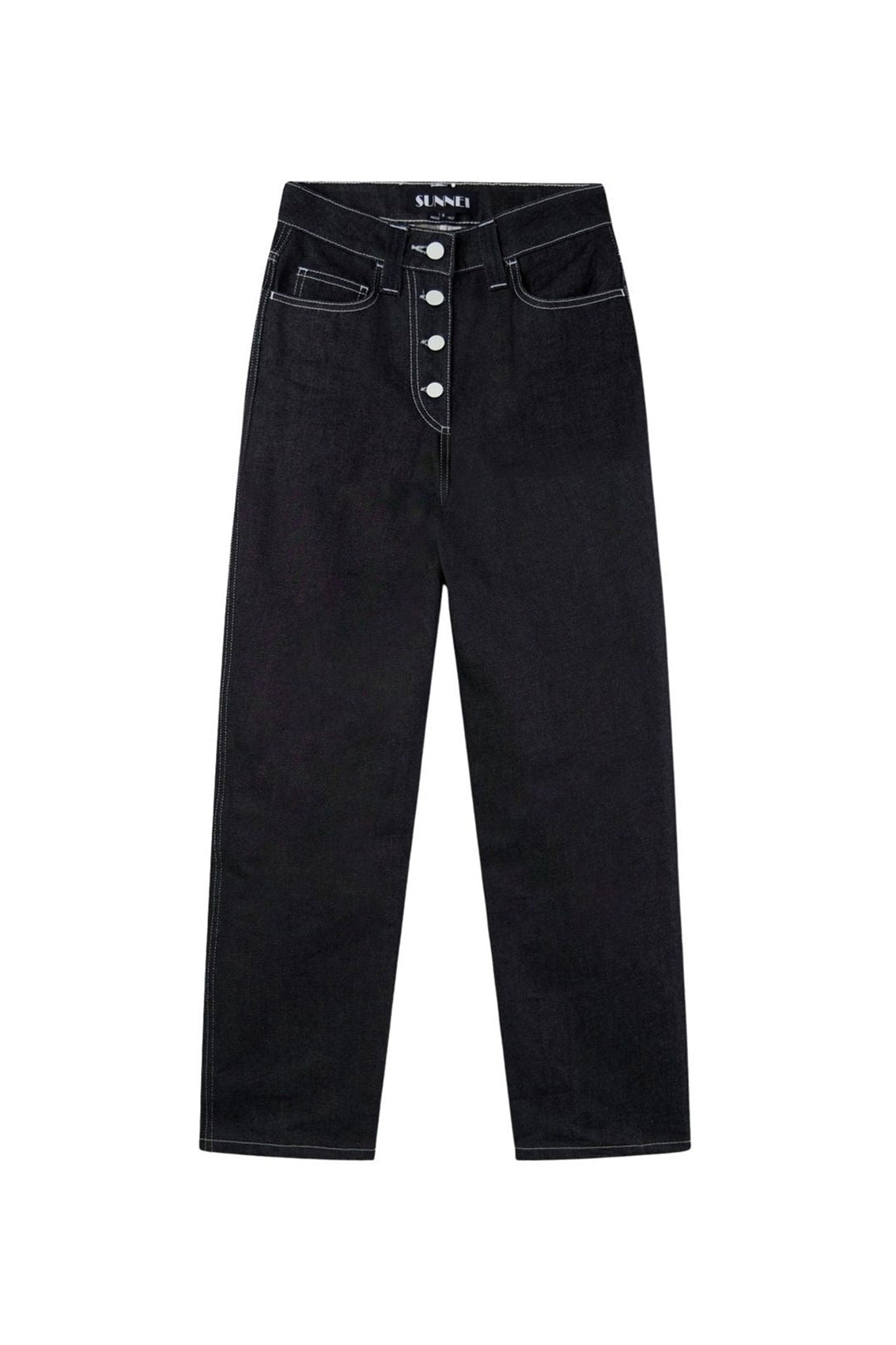 Classic button trousers - Dark Navy