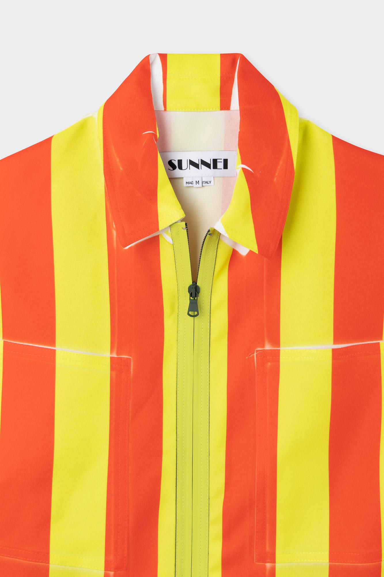 4 pocket striped shirt - Red & Yellow