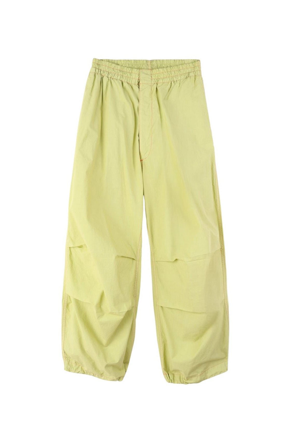 Contrast parachute trousers - Apple Green