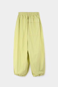 Contrast parachute trousers - Apple Green