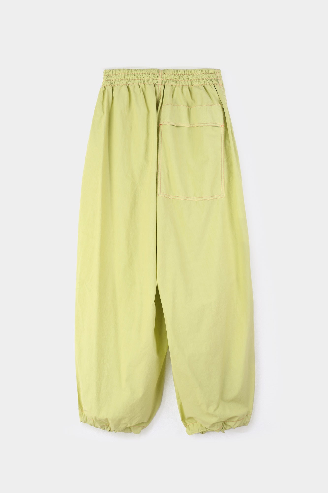 Contrast parachute trousers - Apple Green