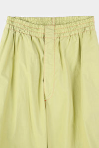 Contrast parachute trousers - Apple Green