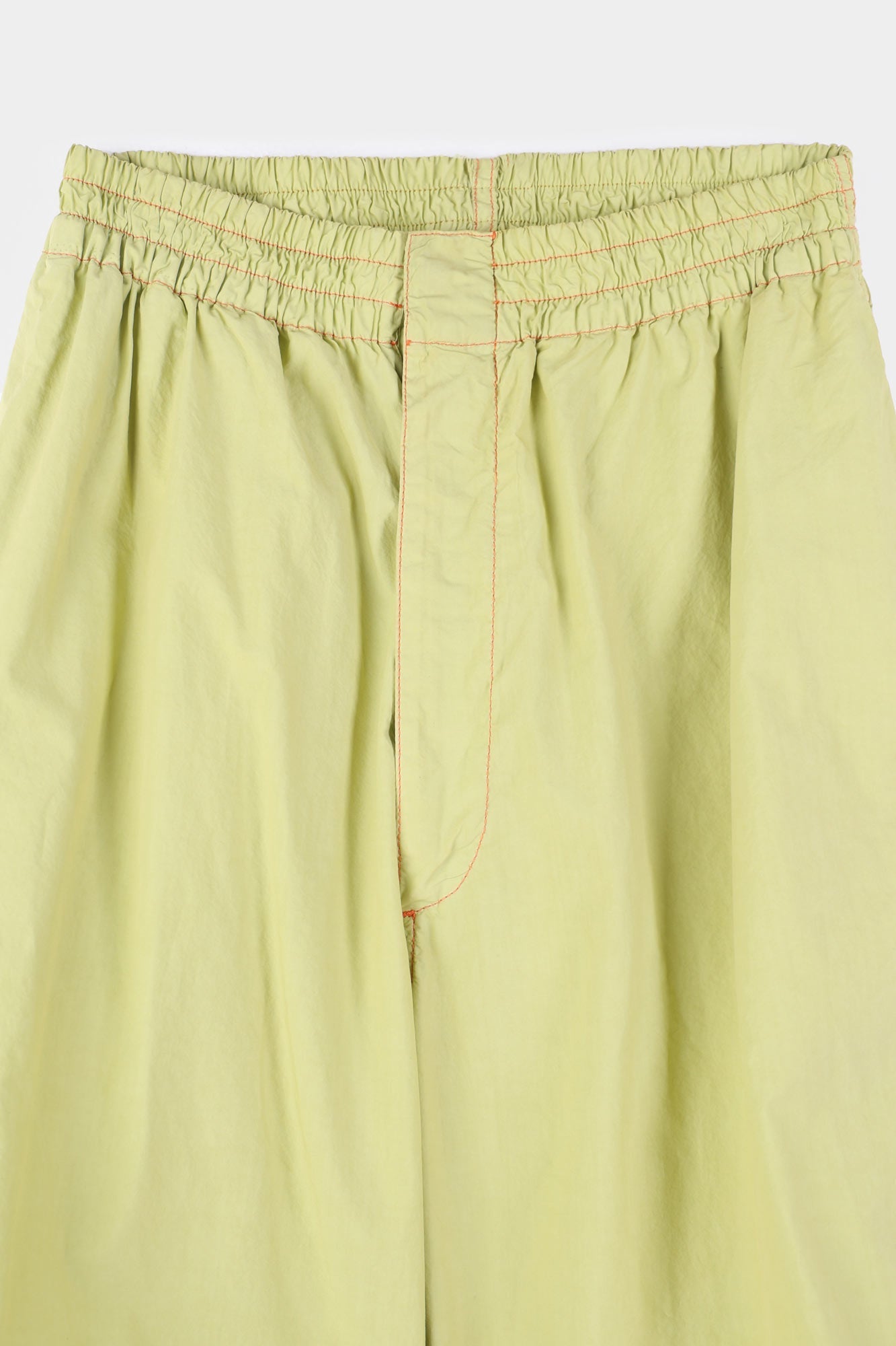 Contrast parachute trousers - Apple Green
