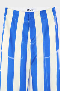 Doppio straight trousers - Blue & Beige