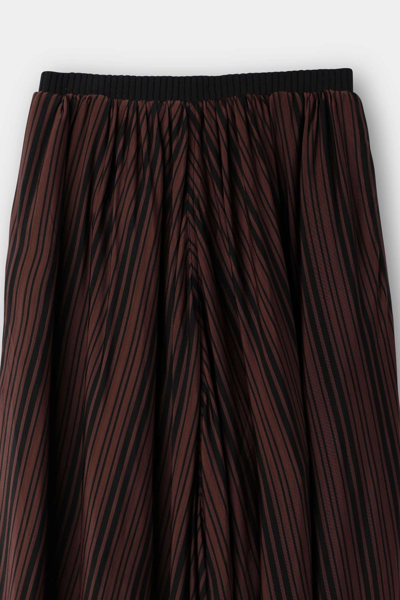 Pleated sarouel trousers - Black & Brown