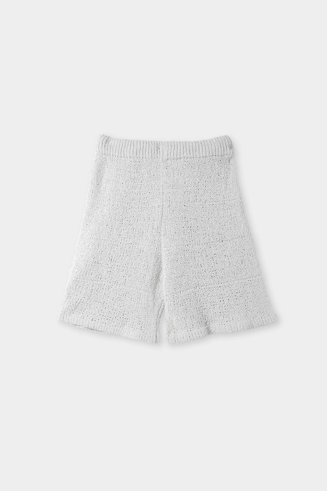 Knitted shorts - Grey