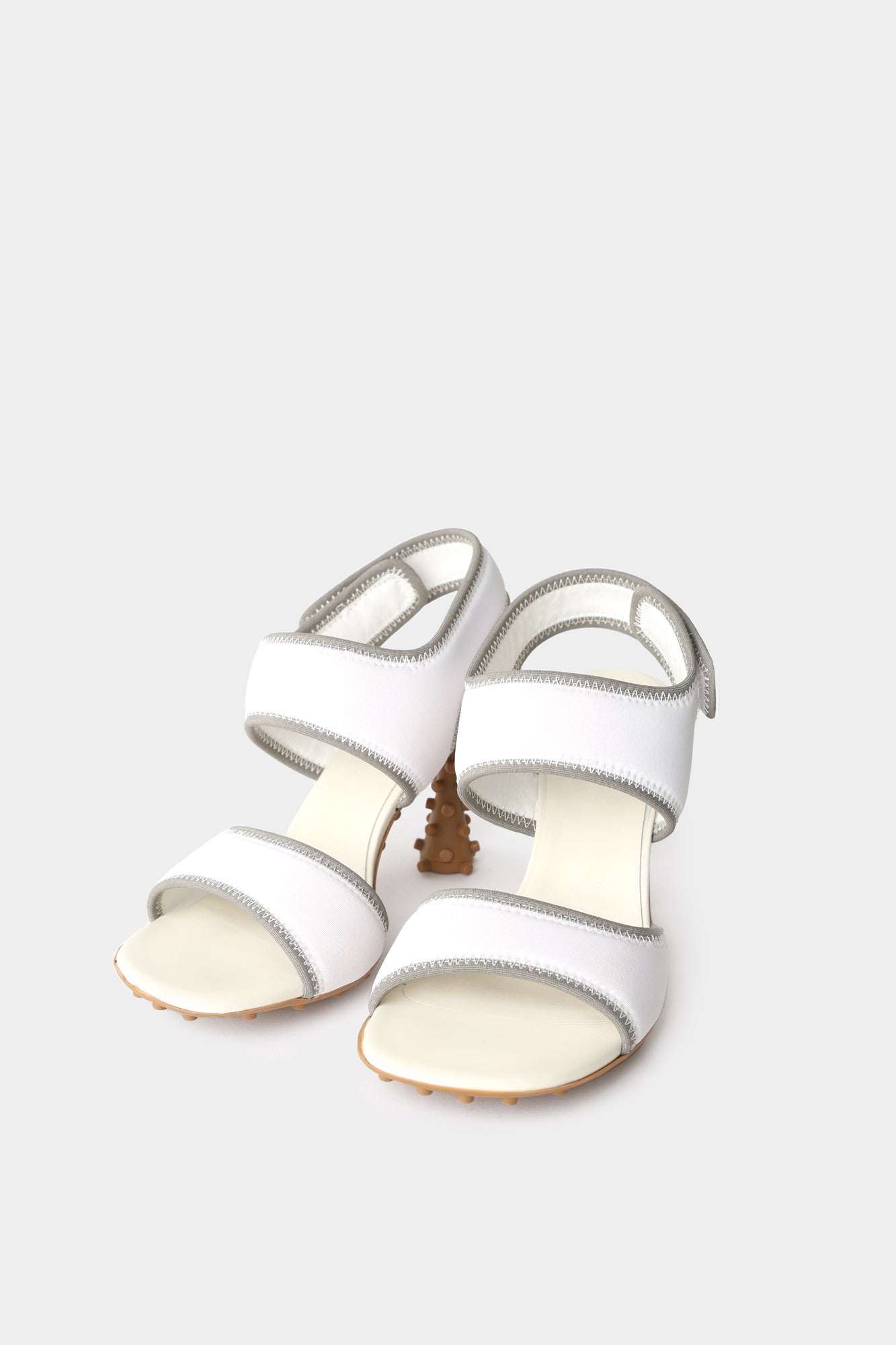 1000Chiodi heeled sandals - White