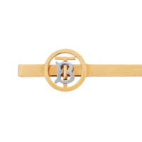 Gold-plated barrettes with monogram - Light & Palladiom