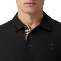 4 qty Polo à manches longues Monogram en coton - Black