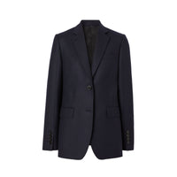 1 qty Veste tailleur en flanelle de laine - Dark Charcoal Blue