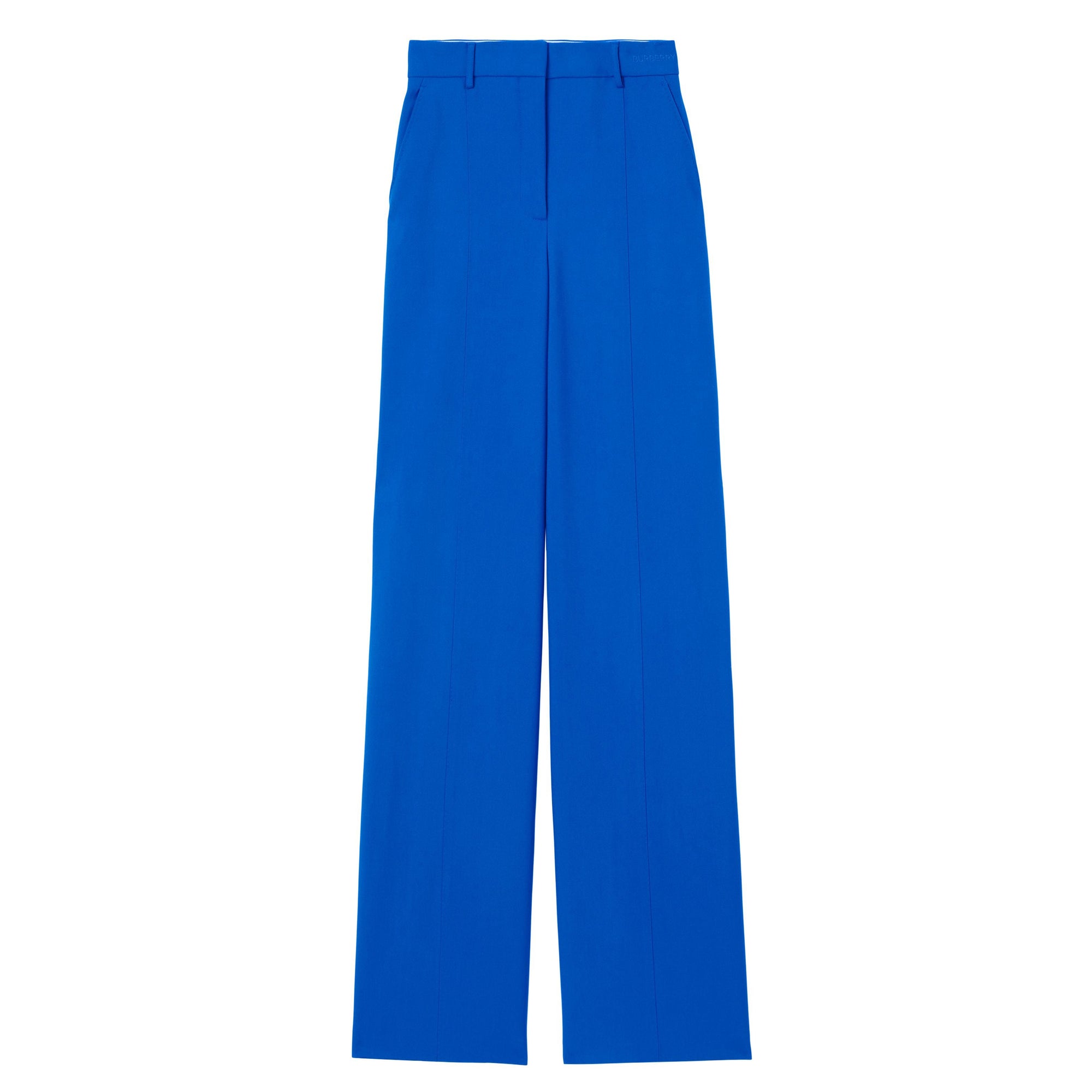 12 qty Pantalon tailleur en laine à logo brodé - Deep Marine Blue