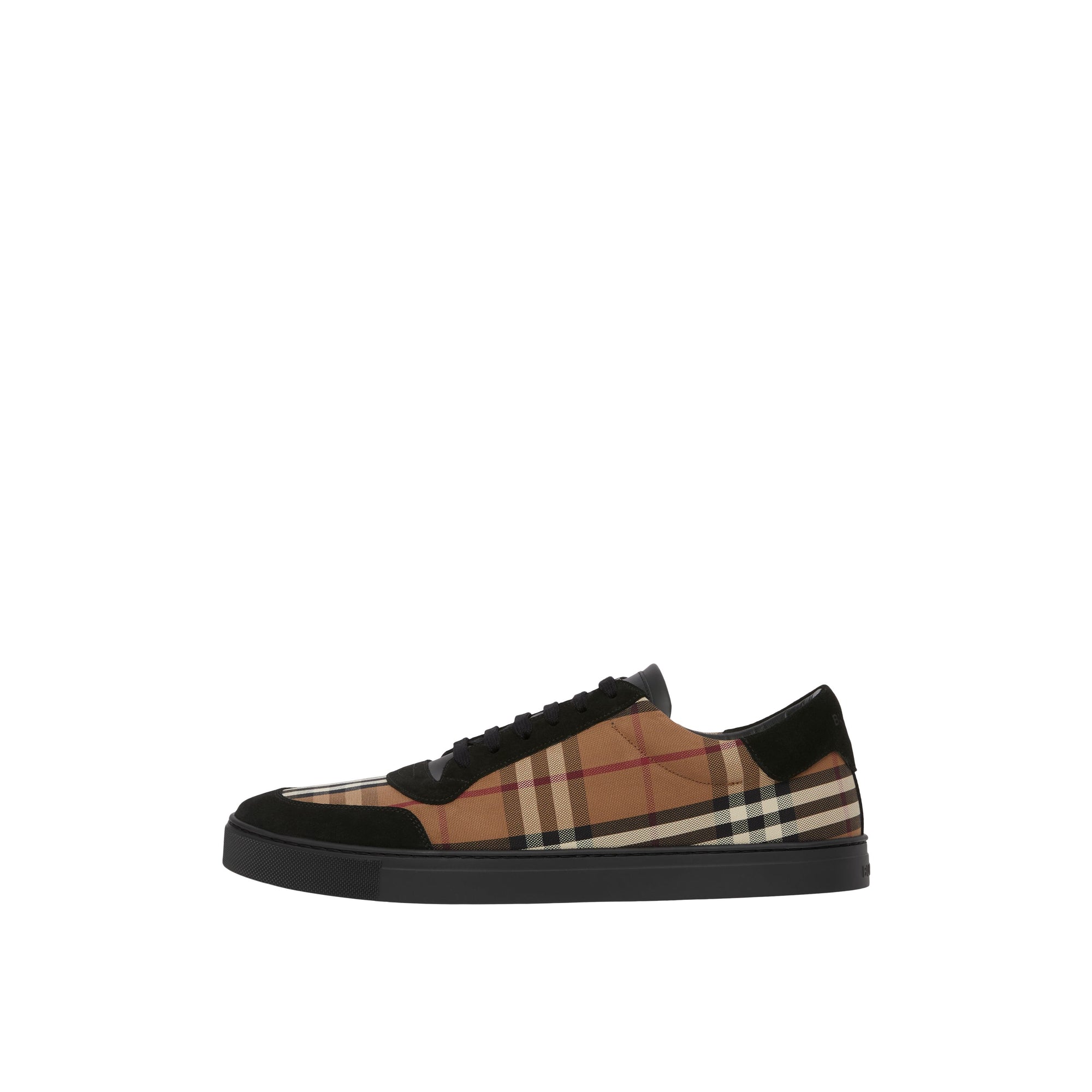 2 qty Sneakers en coton à motif Vintage check - Birch Brown Check