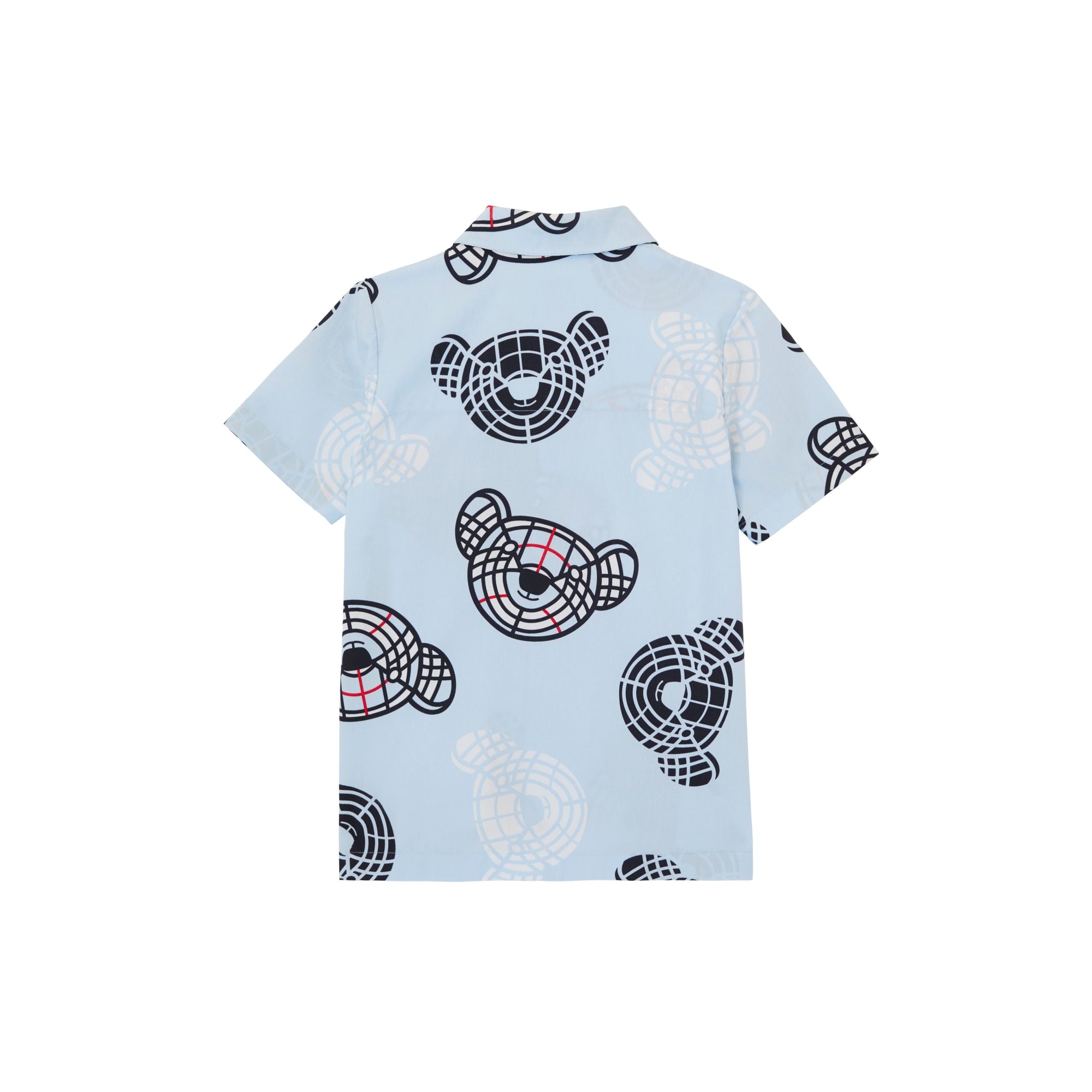 6 qty Chemise en coton stretch Thomas Bear - Pale Blue