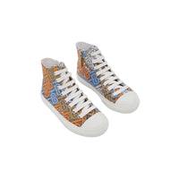 5 qty Sneakers montantes en coton - Multicolor