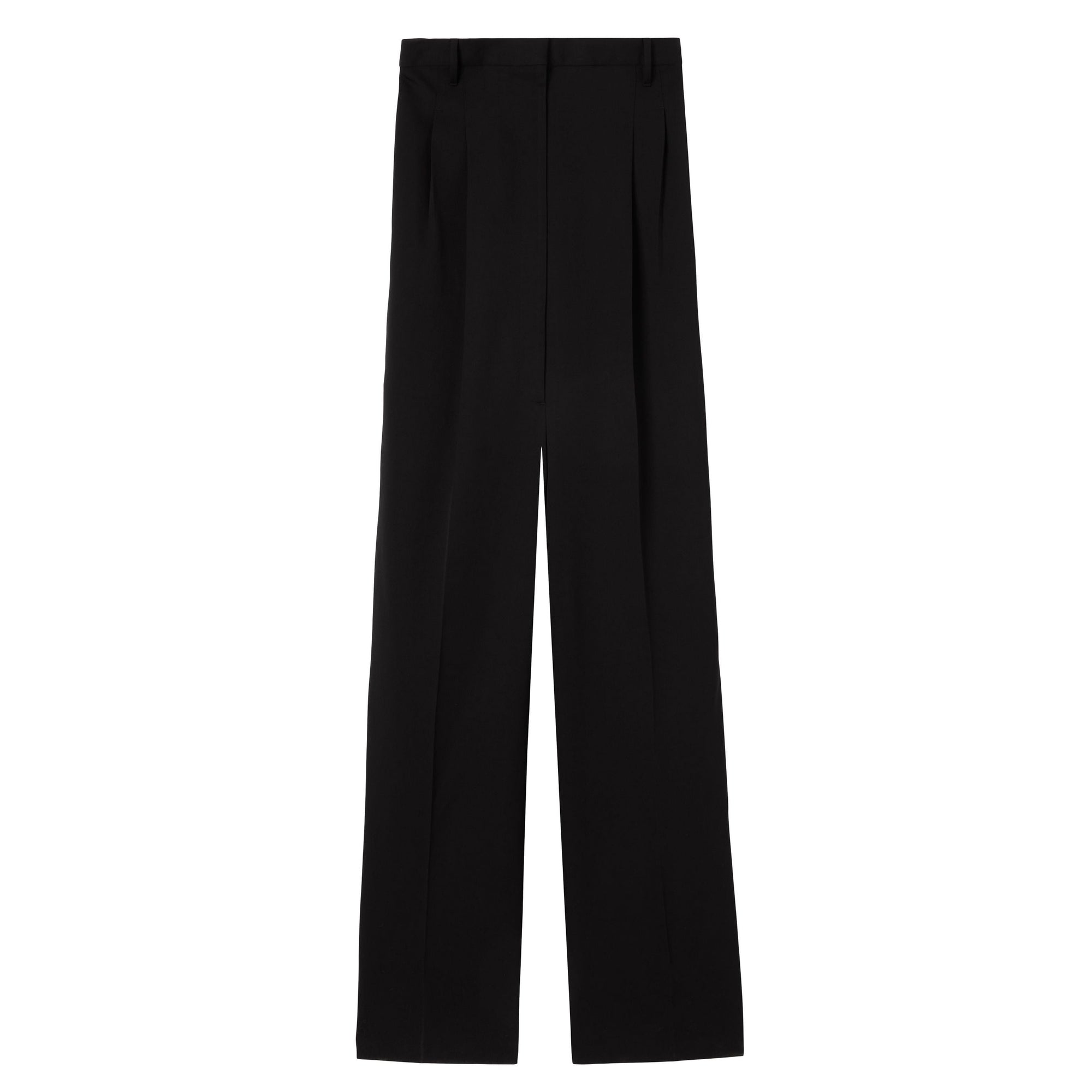 Wool jumpsuit with rider pattern - Black