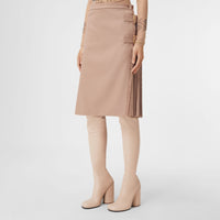 4 qty Jupe kilt en laine - Warm Fawn