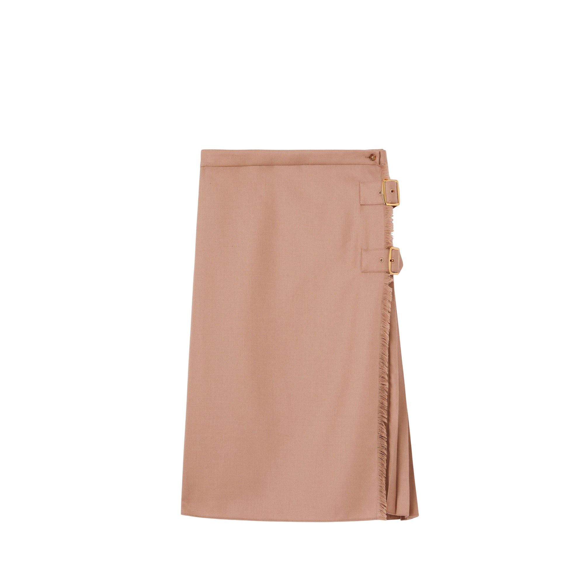 4 qty Jupe kilt en laine - Warm Fawn