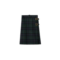 1 qty Kilt en laine à carreaux - Dark Viridian Green