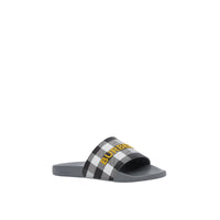 1 qty Mules plates à carreaux - Storm Grey Check