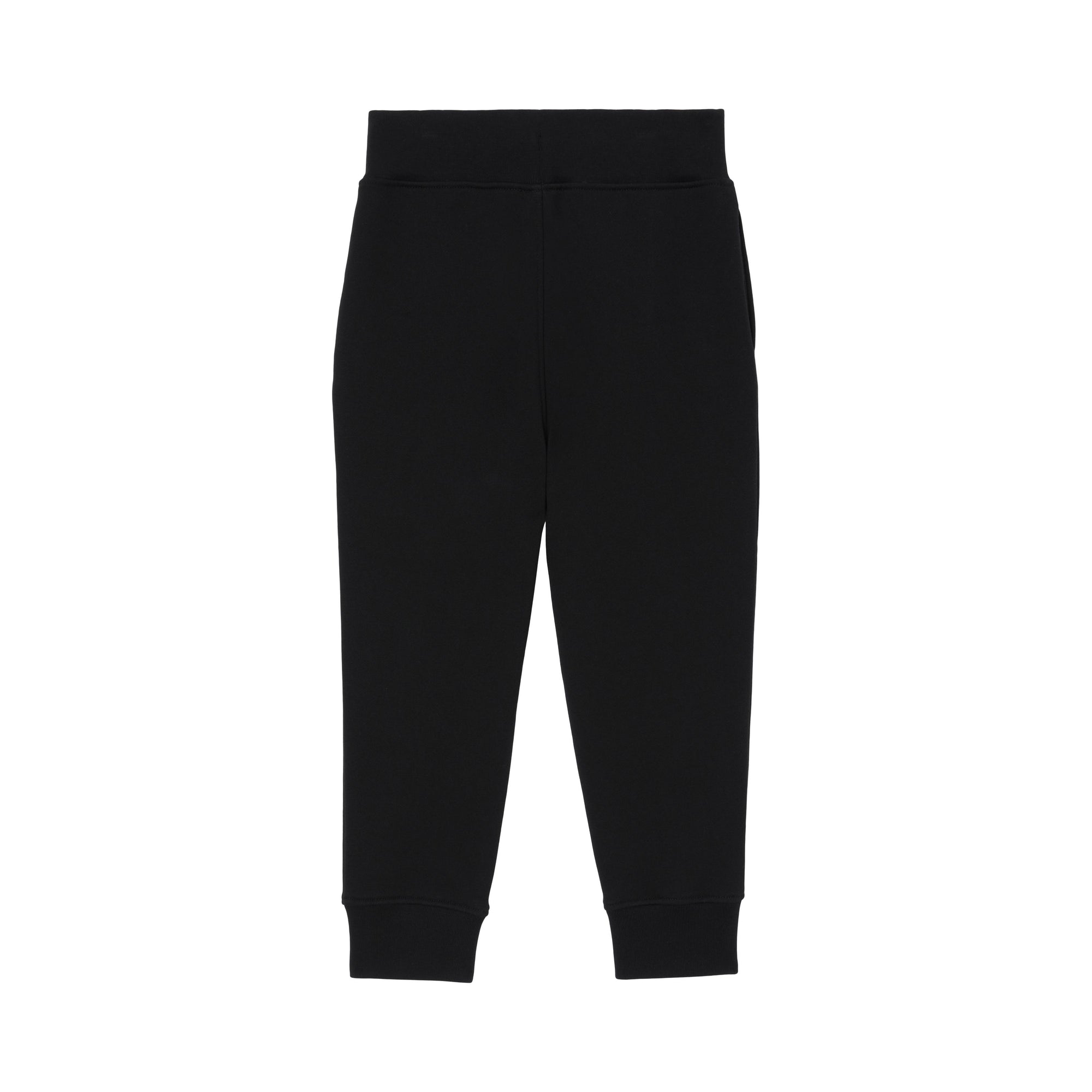 6 qty Pantalon de survêtement en coton imprimé lapin - Black