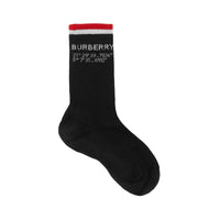 1 qty Chaussettes stretch technique à coordonnées - Black