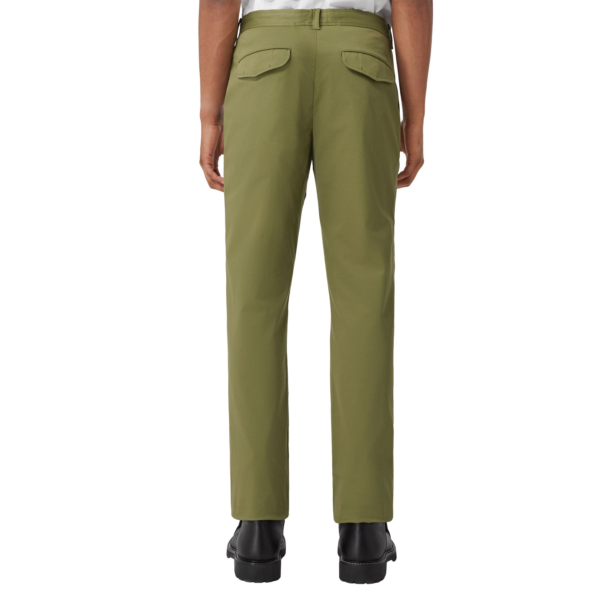 1 qty Pantalon chino extensible à motif monogramme - Spruce Green